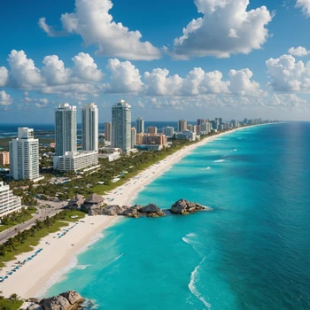 beach hotel in Cancun, Mexico