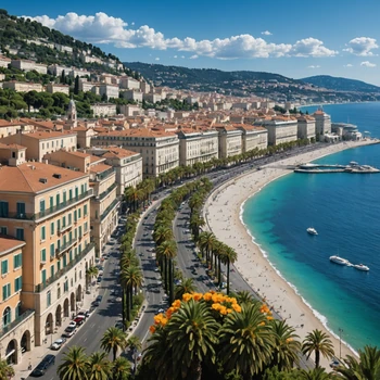 beach hotel in Nice, France