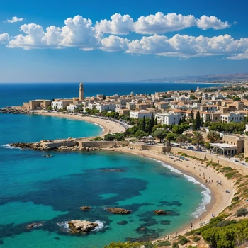 beach hotel in Paphos, Cyprus